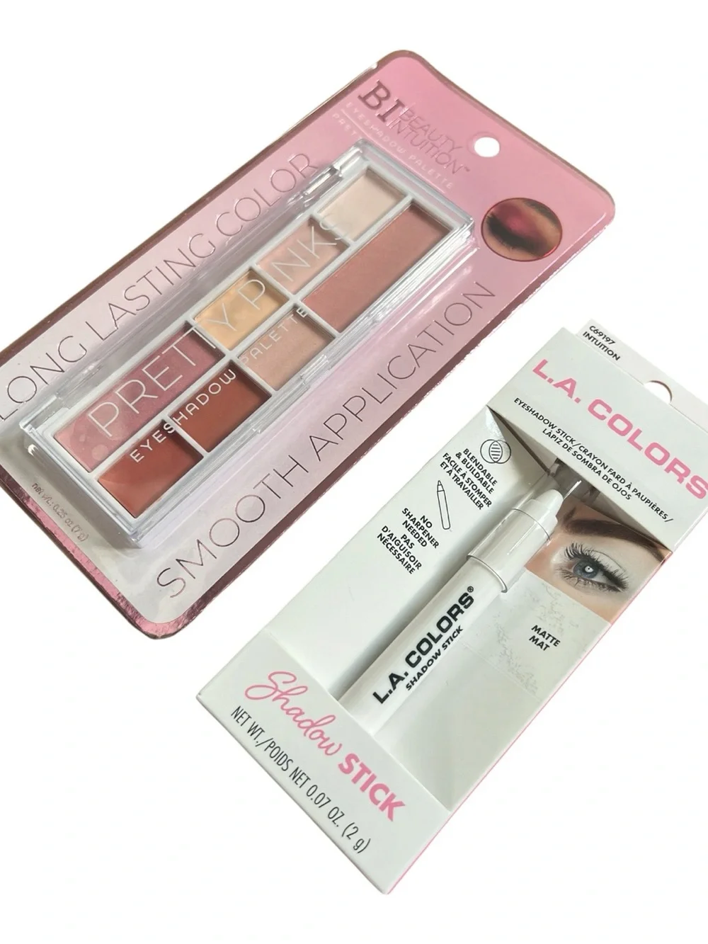 Bundle BI Beauty Intuition Eye Shadow Pallet Pretty Pink With Eye Shadow Stic